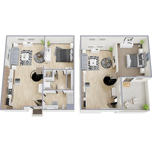 Floor plan J1B-Mezz
