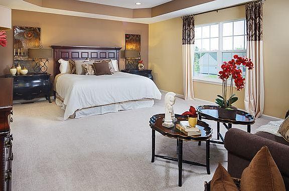 This sprawling Master Bedroom has an abundance of space and natural light.