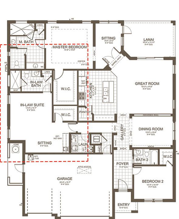 In-Law Suite - Option Included