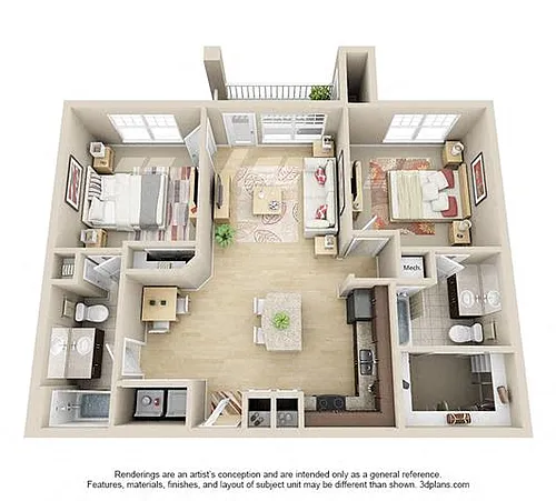 Floor plan B1