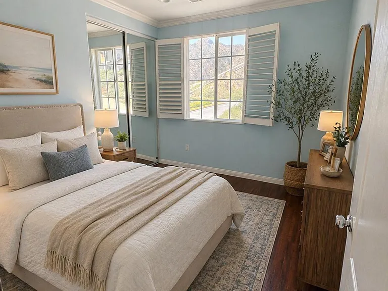 SECOND BEDROOM - VIRTUALLY STAGED