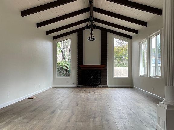 Living and dining rooms.