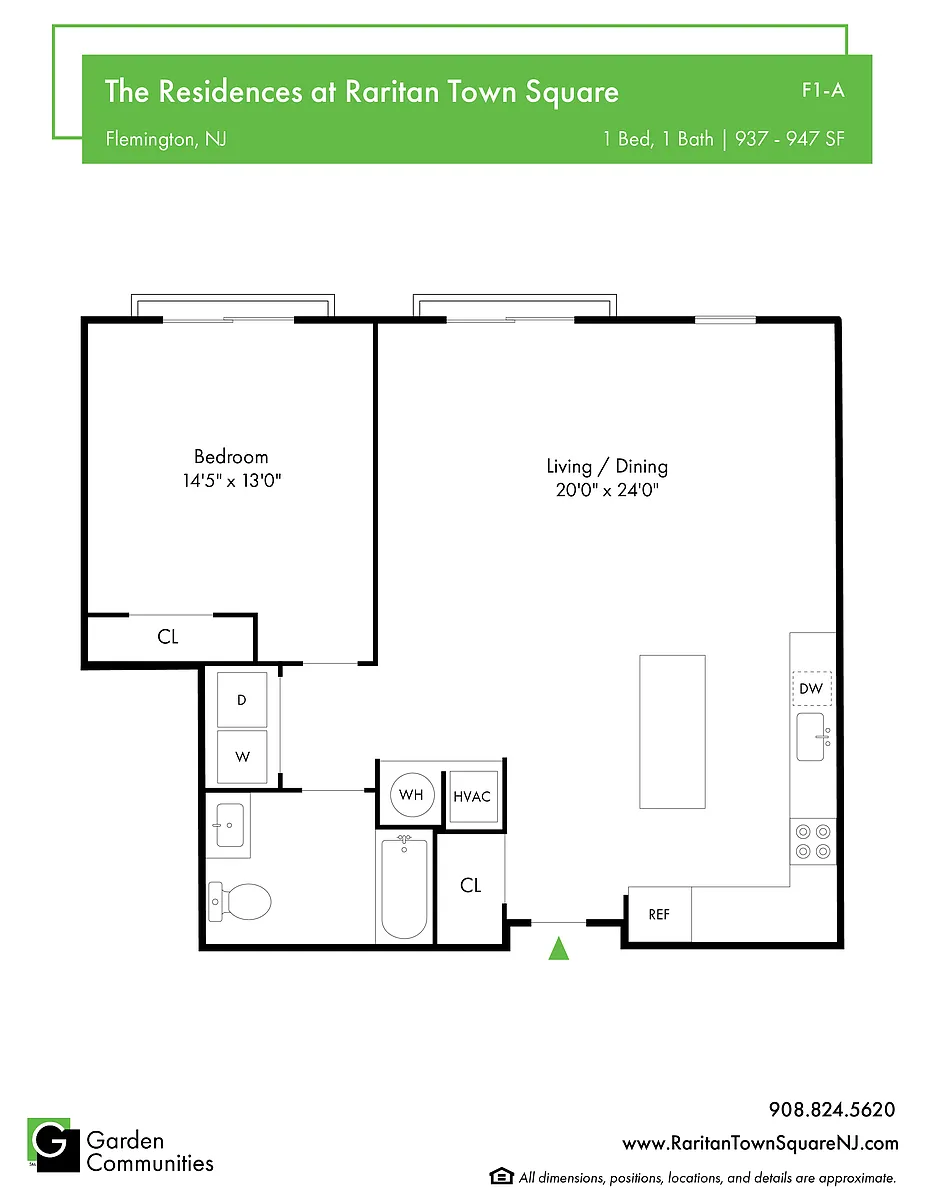 Floor plan $2.64/sq.ft. - F1-A