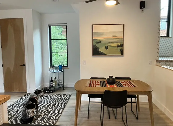 Dining table.