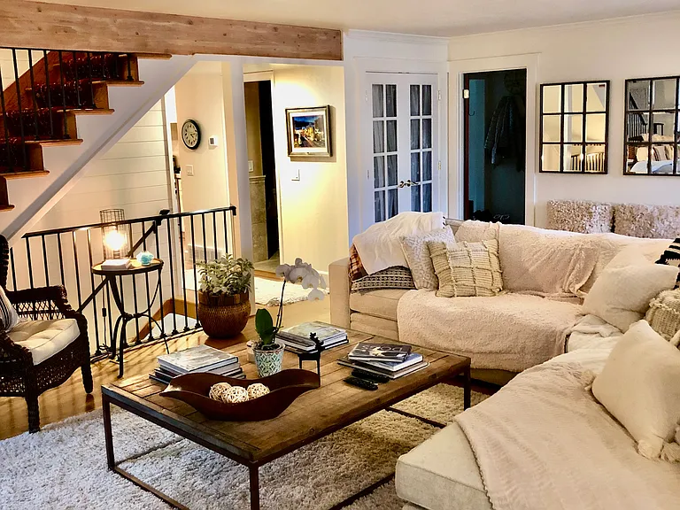 Living Room with large Flat Screen TV