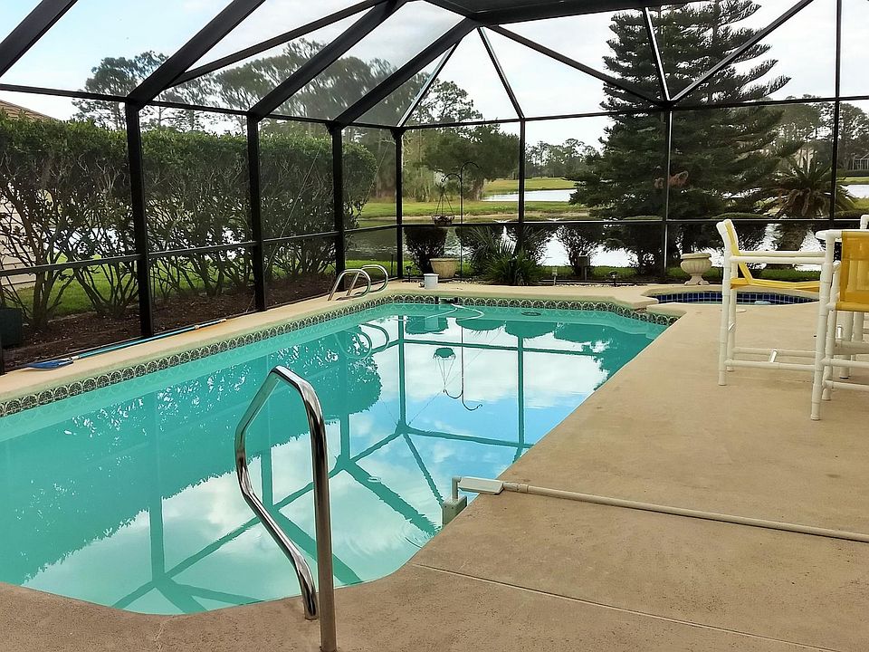 Newly enclosed pool for swimming not just lounging, with heater and solar.