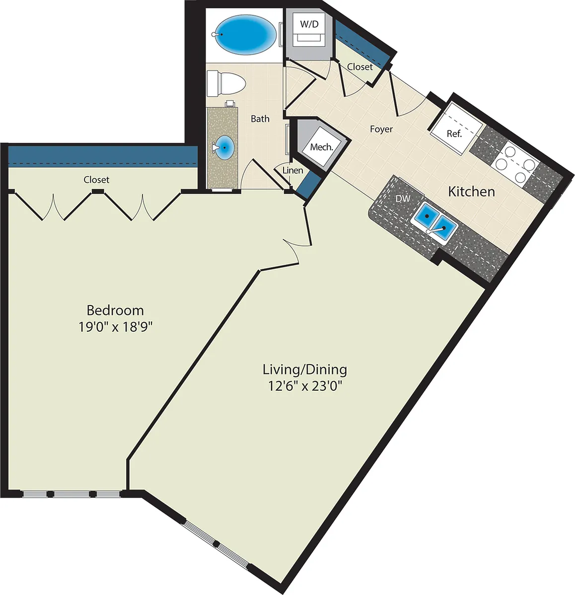 Floor plan The McKinley