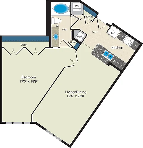 Floor plan The McKinley