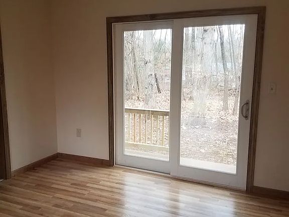 Entry-room, french doors, out to deck