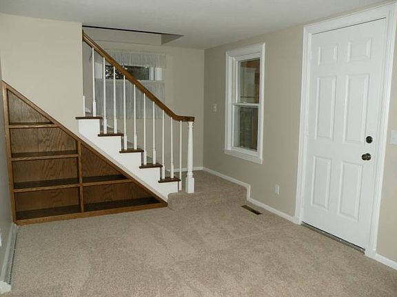 Stairs to the upper level.