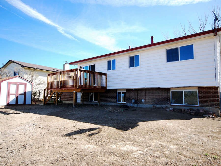 "Storage shed in the backyard"