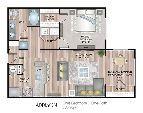 Floor plan Addison - Premium Plus
