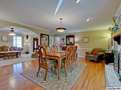 Dining room in reverse view