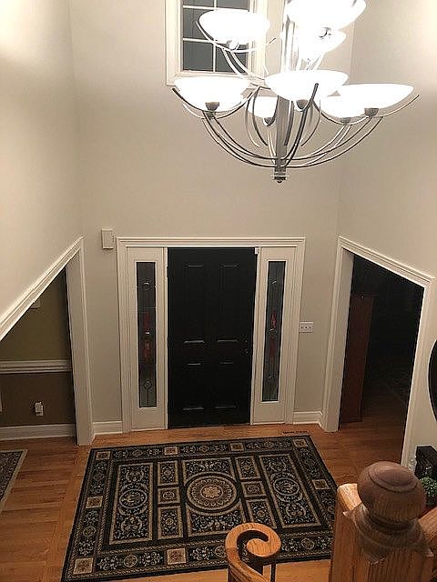 Foyer repainted