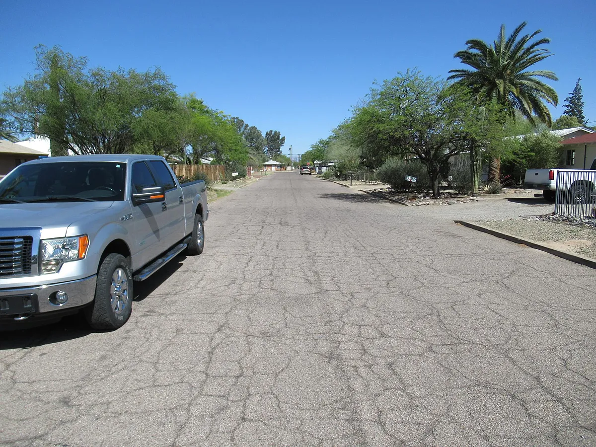 Street view (east along Towner Street) - 2517 E Towner St