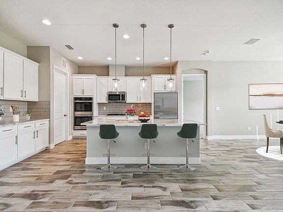 Strabane new construction home plan designer kitchen plan by William Ryan Homes Tampa