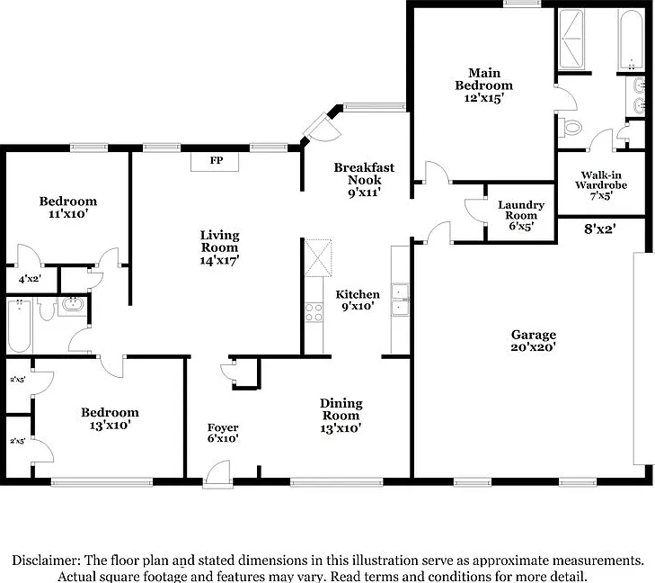 3 bed, 2.0 bath, 1539 sqft, $1,835 — Photo 2