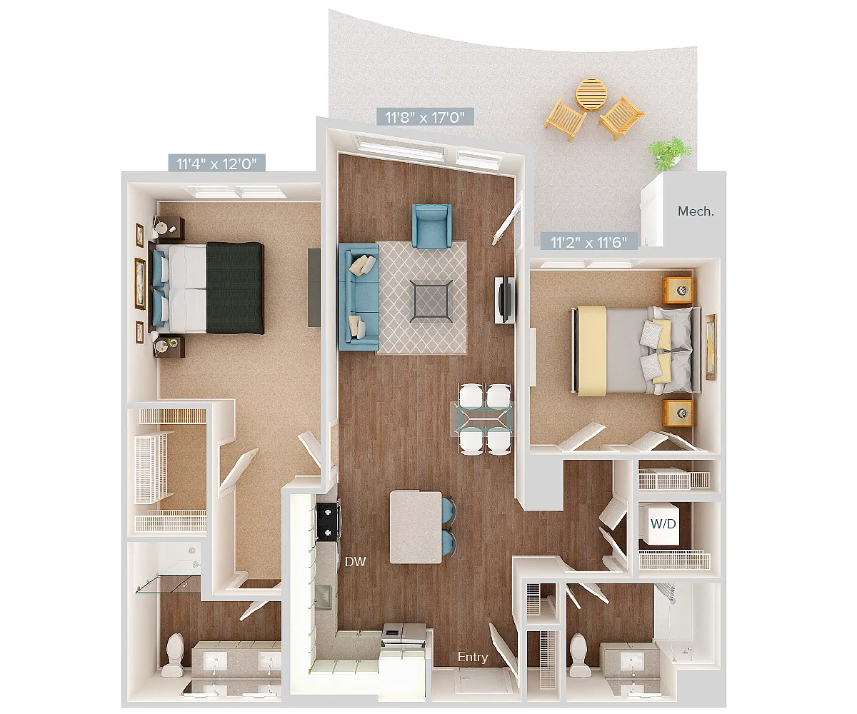 Floor plan B2U_1094SF2156