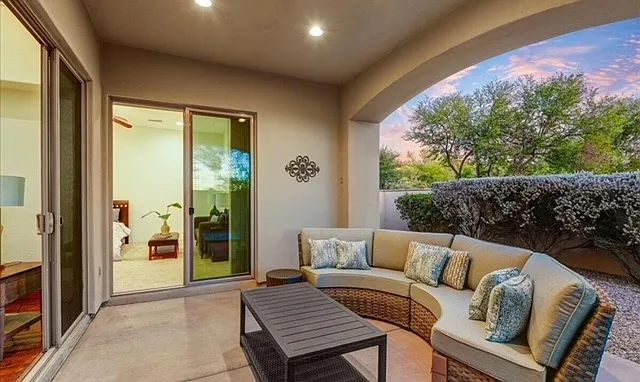 Tranquil patio for peaceful evenings