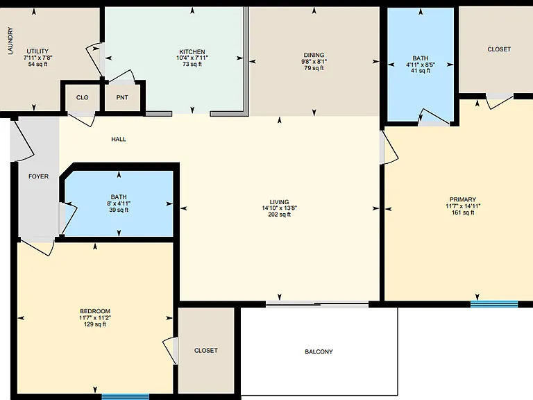 2x2 Floorplan 2x2 Floorplan