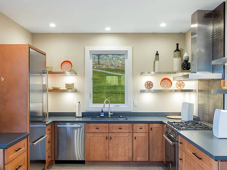 Pool house kitchen