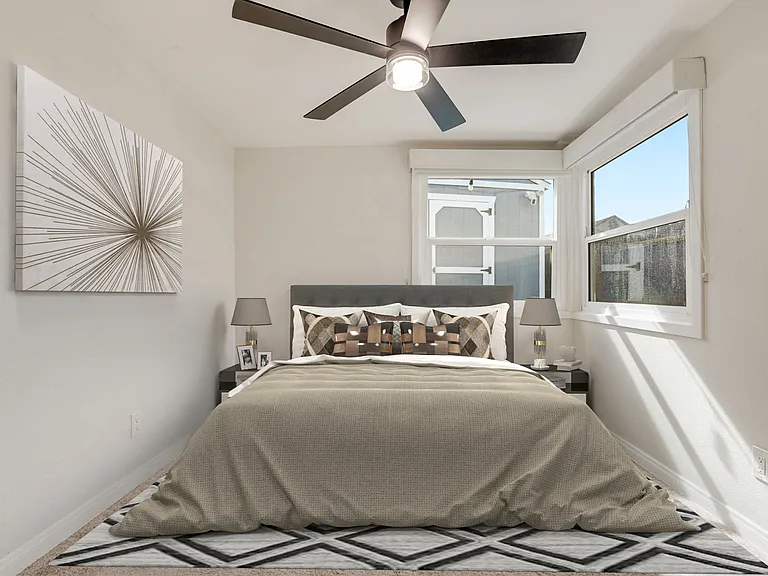 *Room staged for visual presentation.