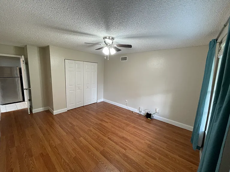 first bedroom with closet
