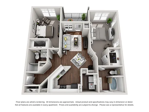 Floor plan B2A