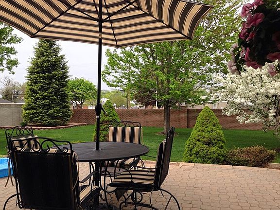 Back yard with paver patio