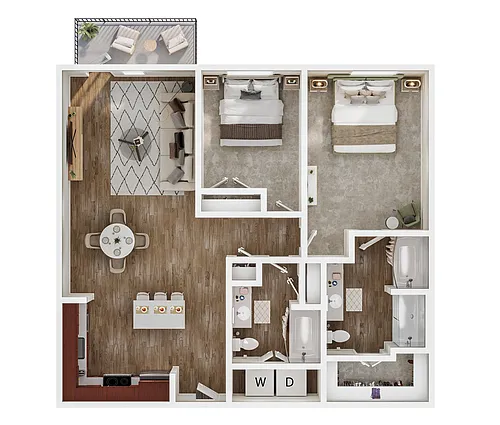 Floor plan B2D - Bell Lancaster
