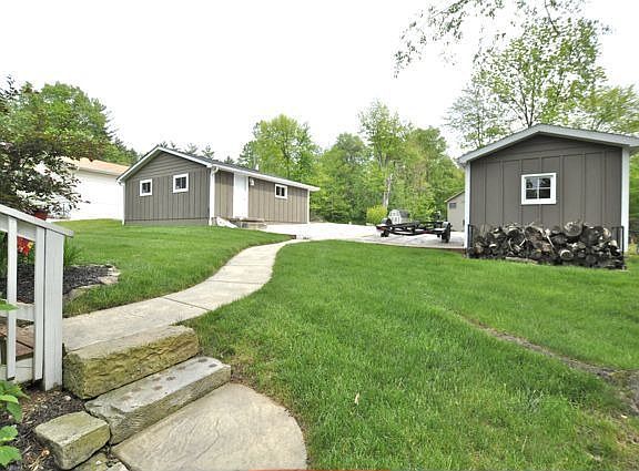 Walkway to Garages, yard
