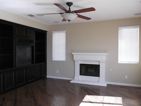 Family room with fireplace