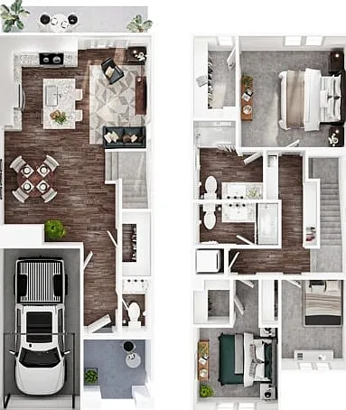 3BR/2.5BA - C1 3BR/2.5BA - C1