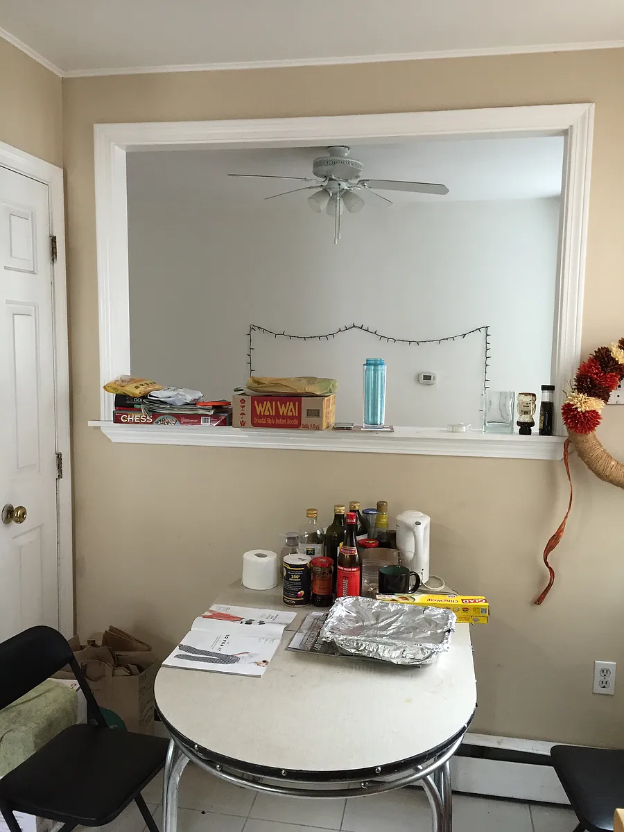 Pass-through from kitchen to living room - 382 Hope St #1