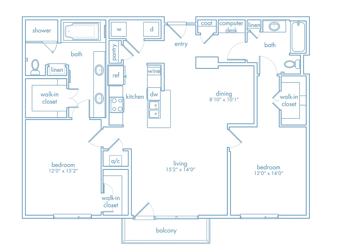 Floor plan B1