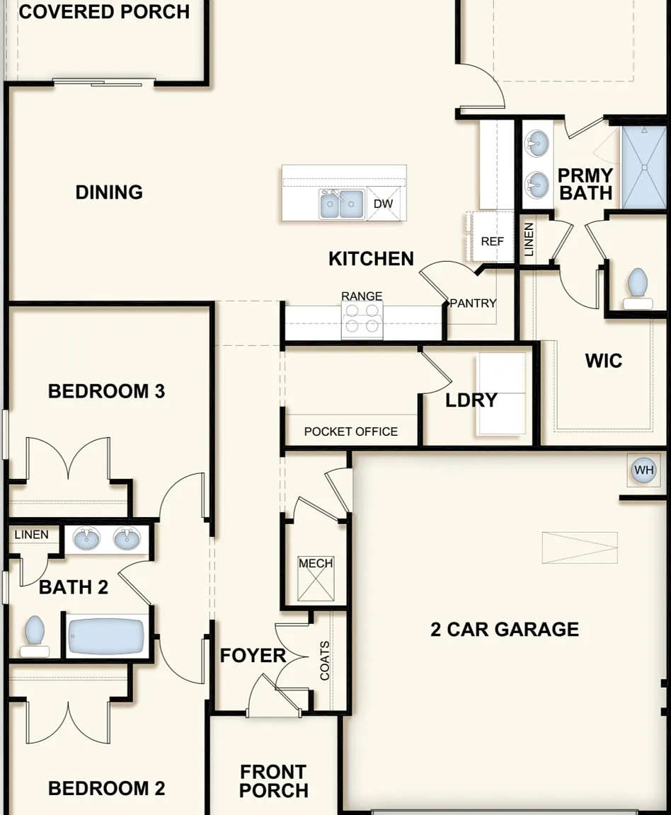 3 bed, 2.0 bath, 1700 sqft, $2,220 — Photo 2