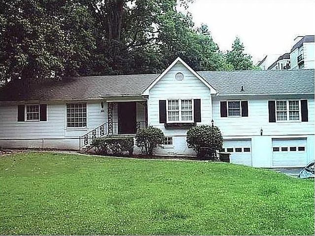 front yard and front of house - street view