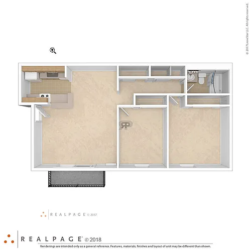 Floor plan 2 Bedroom