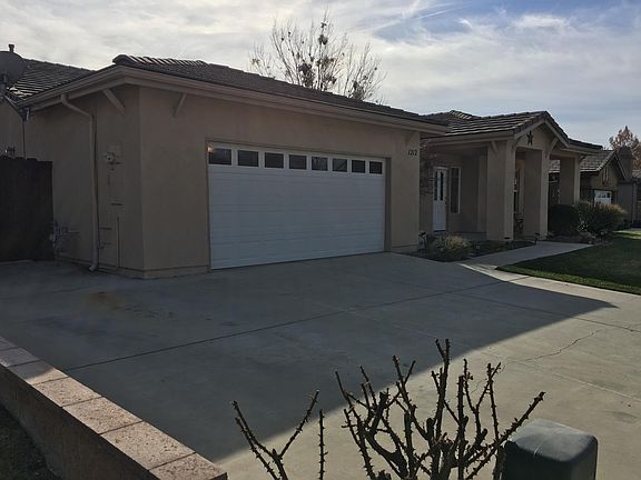 Front of house and garage