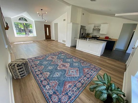Open Living Room + Kitchen