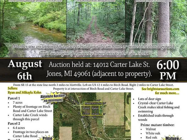14012 Carter Lake St, Jones, MI 49061