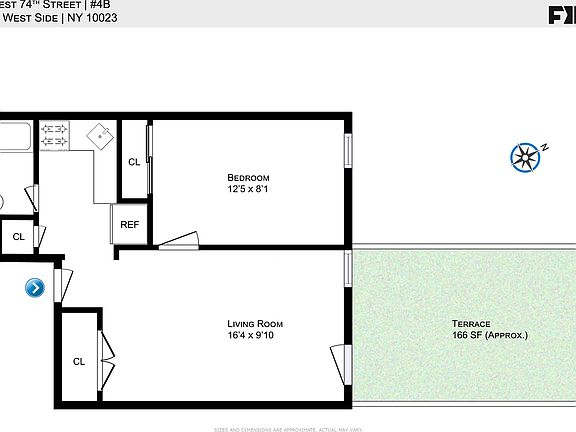 2nd image of 143 W 74th St APT 4B