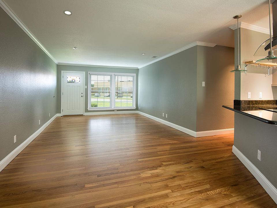 View from Dining Room to Living area shows the open floor pl