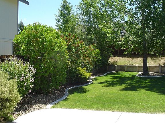 Backyard side view, East