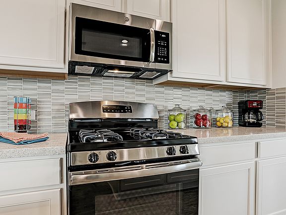 Beautiful backsplash in kitchen