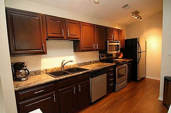 Kitchen before backsplash