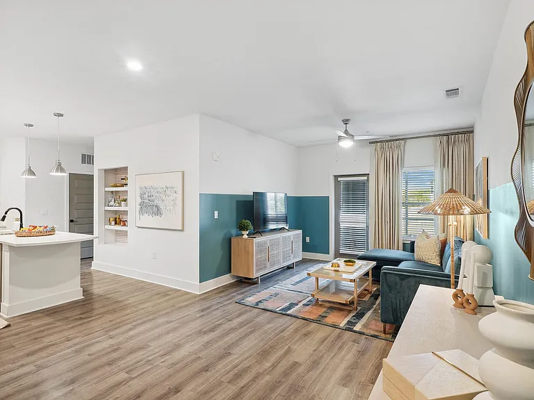 Kitchen & Living Room