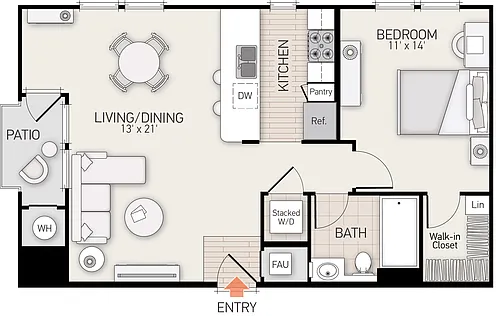 Floor plan Soggiorno - Plan B