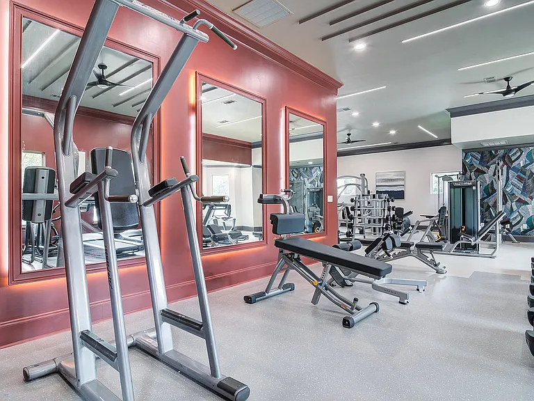 Newly renovated fitness center