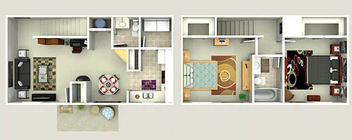 Floor plan 2X2